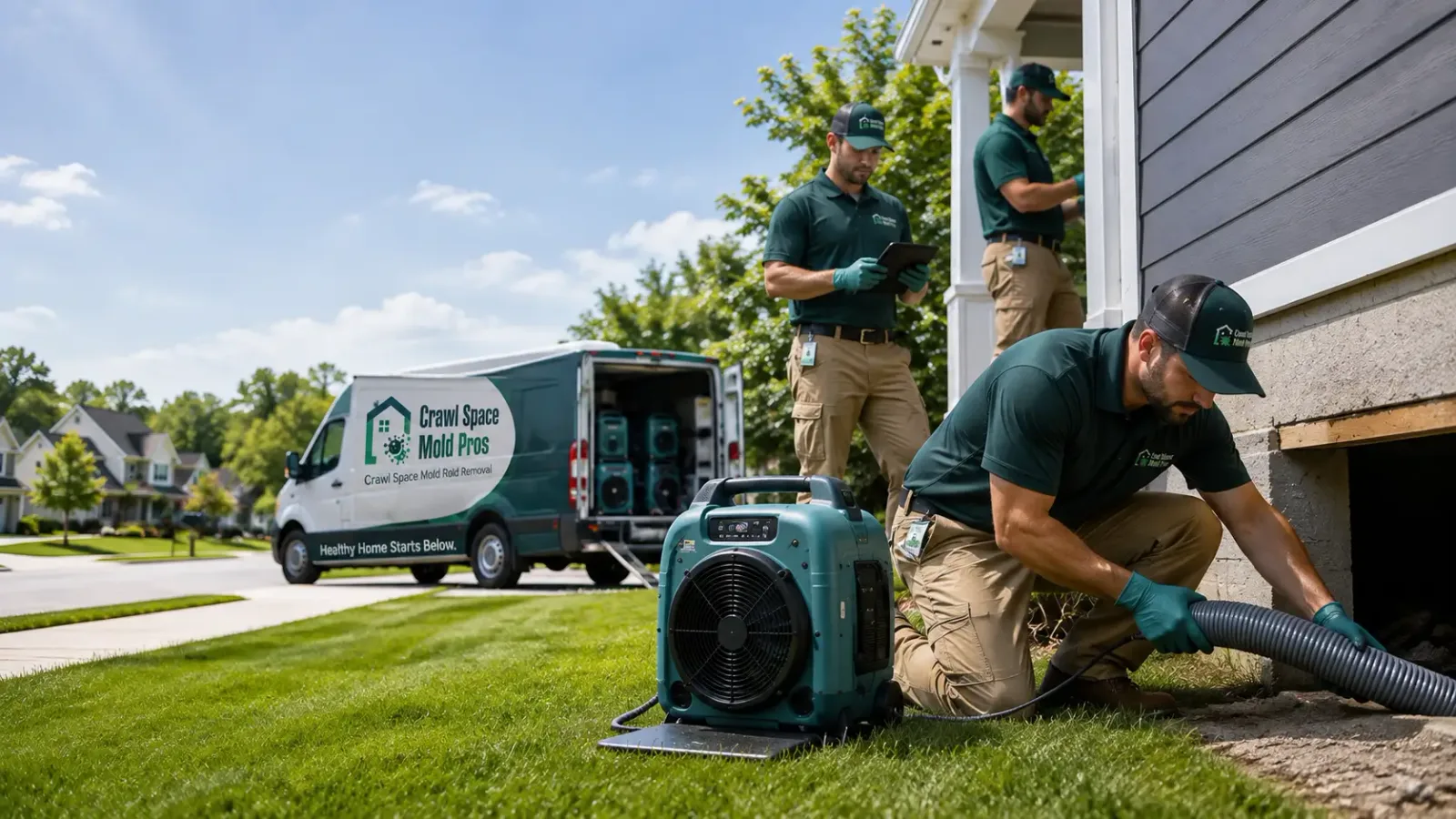 Crawl Space Mold Removal in Acton, ME